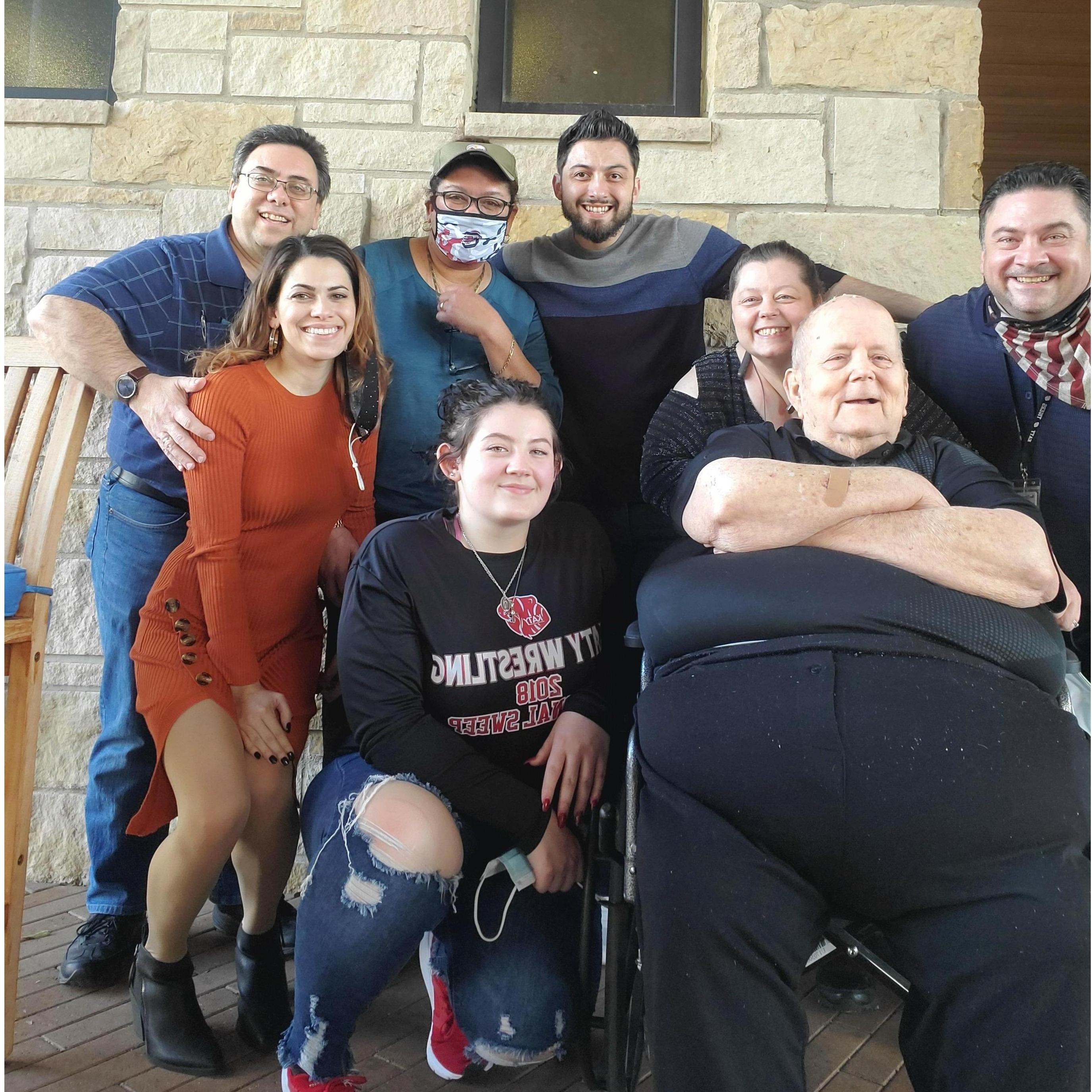 The first time our families met.