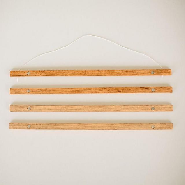 Native Maps Reclaimed Wood Hangers, Light