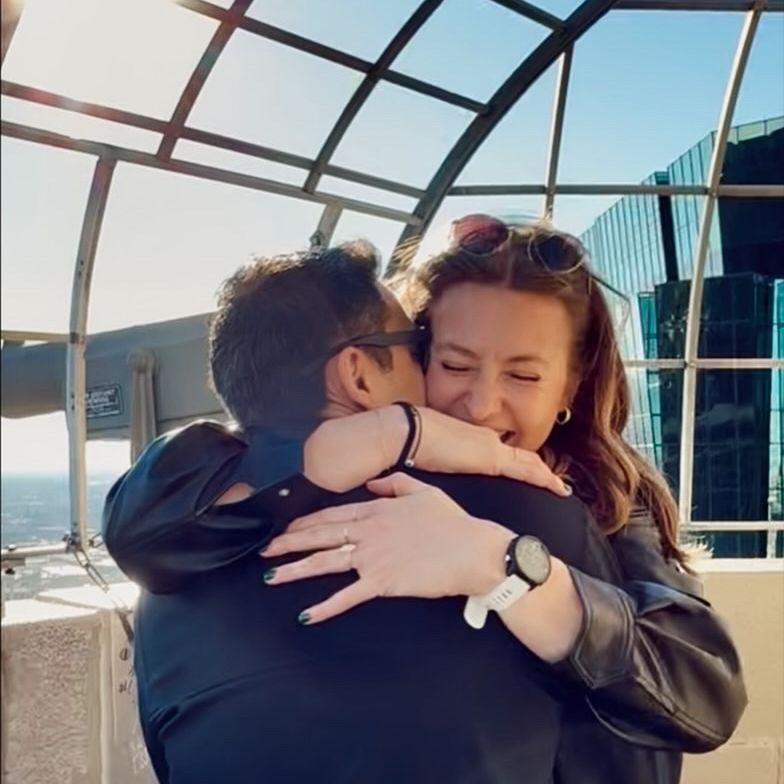 Right after Libby said "YES"!!