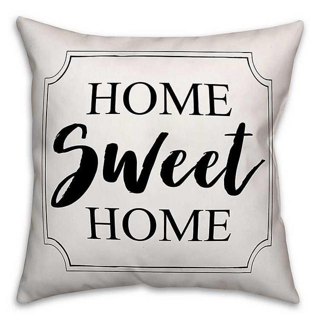 Home Sweet Home Outdoor Pillow