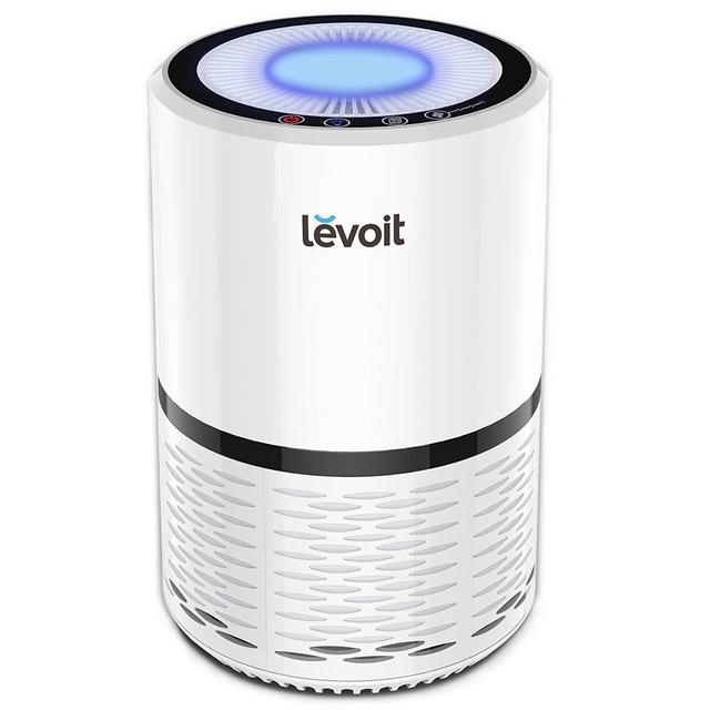 LEVOIT LV-H132 Air Purifiers for Home with True HEPA Filter, Odor Allergies Eliminator for Smokers, Smoke, Dust, Mold, Pets, Air Cleaner with Optional Night Light, US-120V, White, 2-Year Warranty