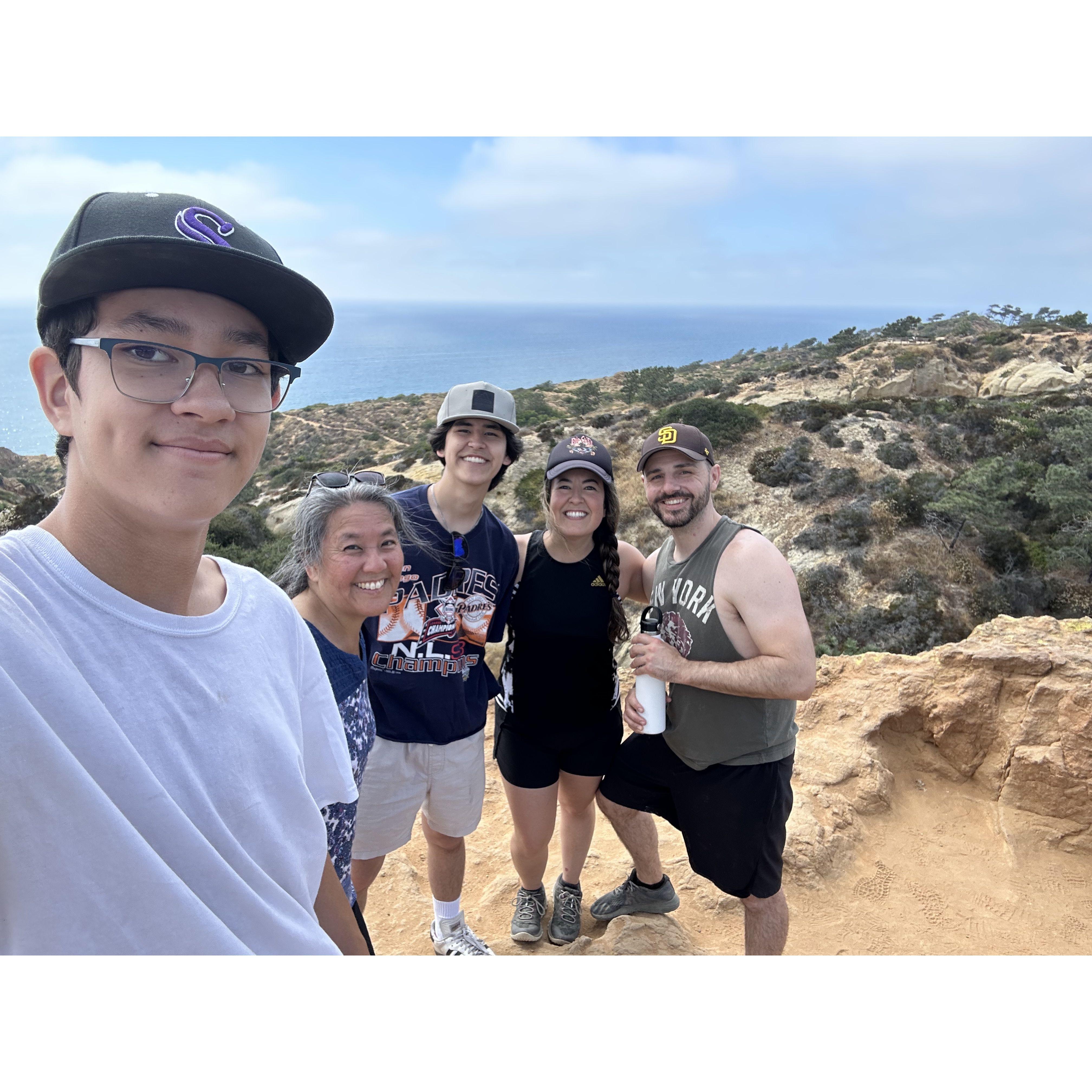 Beach hikes with Ciera's family | July 2023