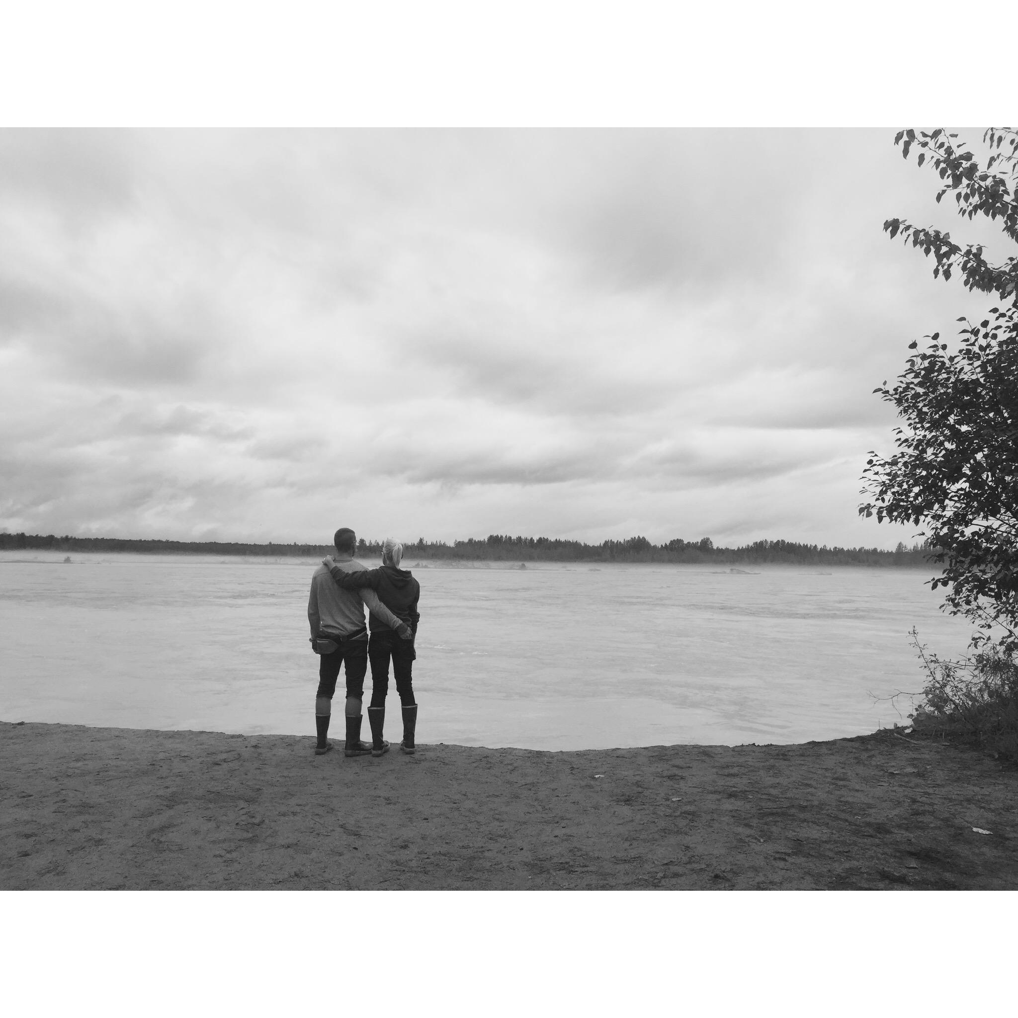 In Talkeetna, Alaska, with Heather Kraemer