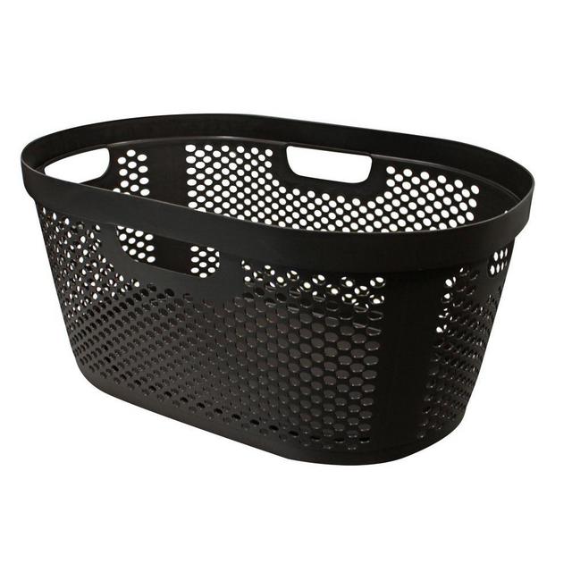 Modern Homes 40 L Laundry Basket Brown