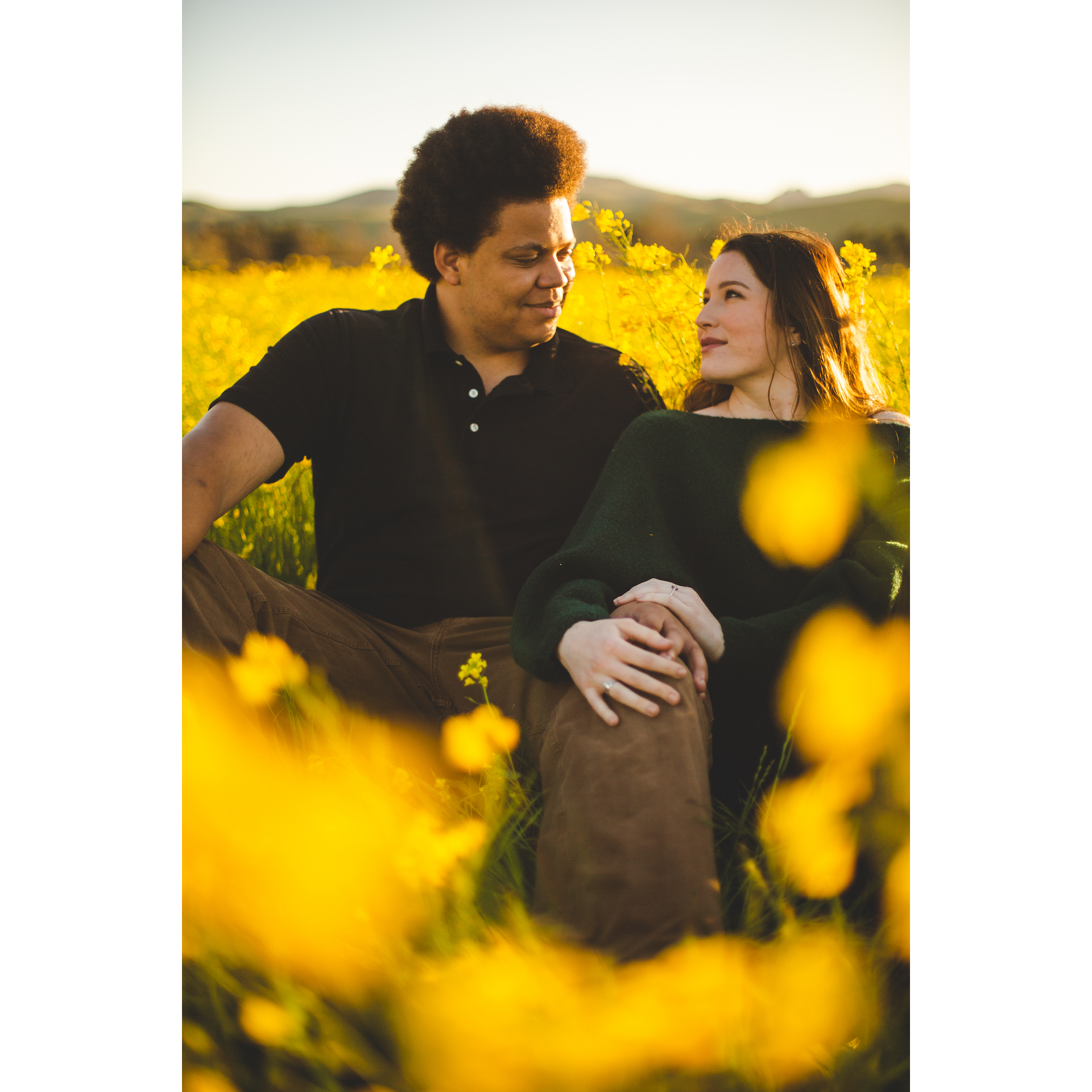 Engagement photo shoot with Justin Laugen Photography, March 2021
