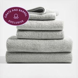 Quick-Dry Organic Cotton 6-Piece Towel Set. Set of 2