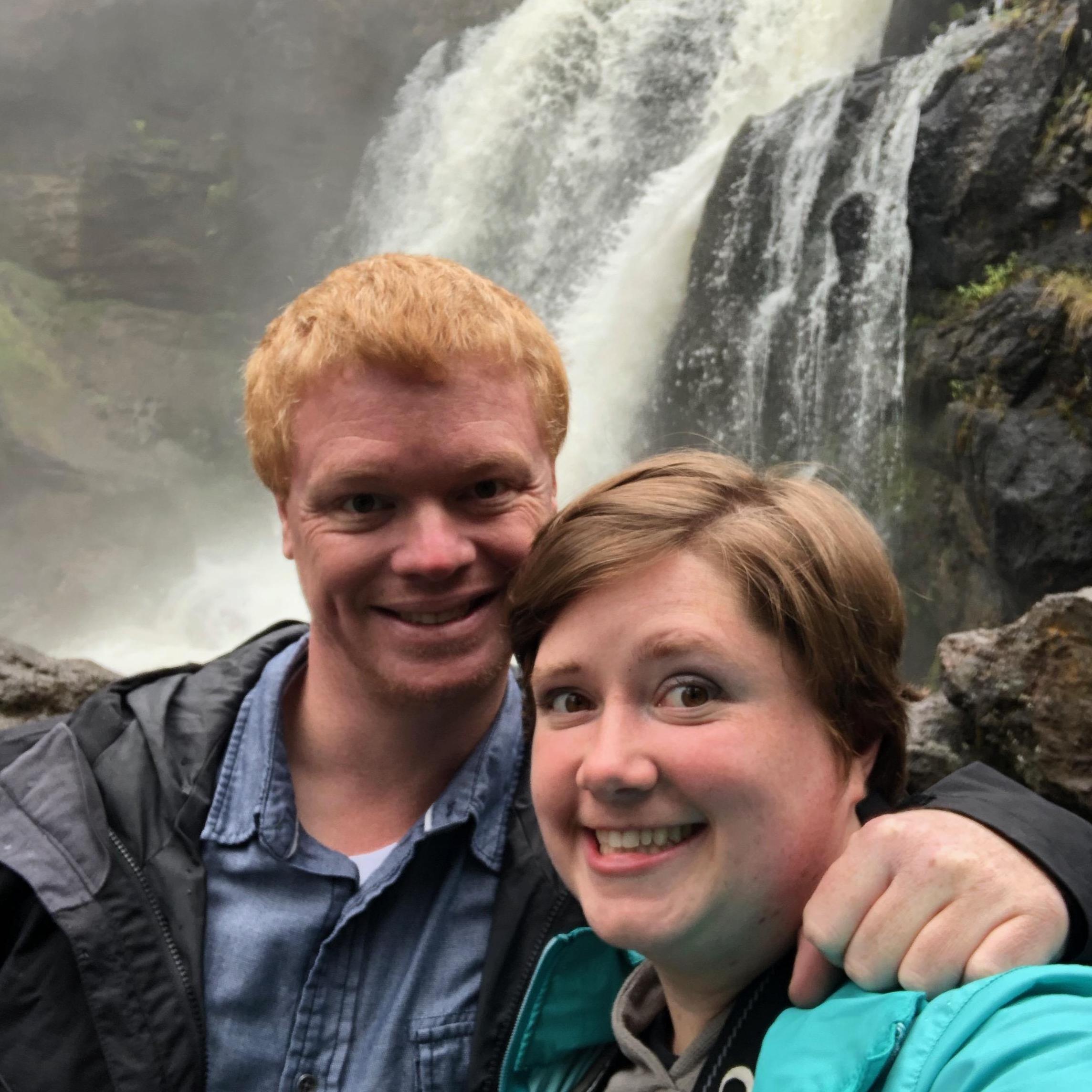Waterfalls are a joy of mine and Mike loves them too!!