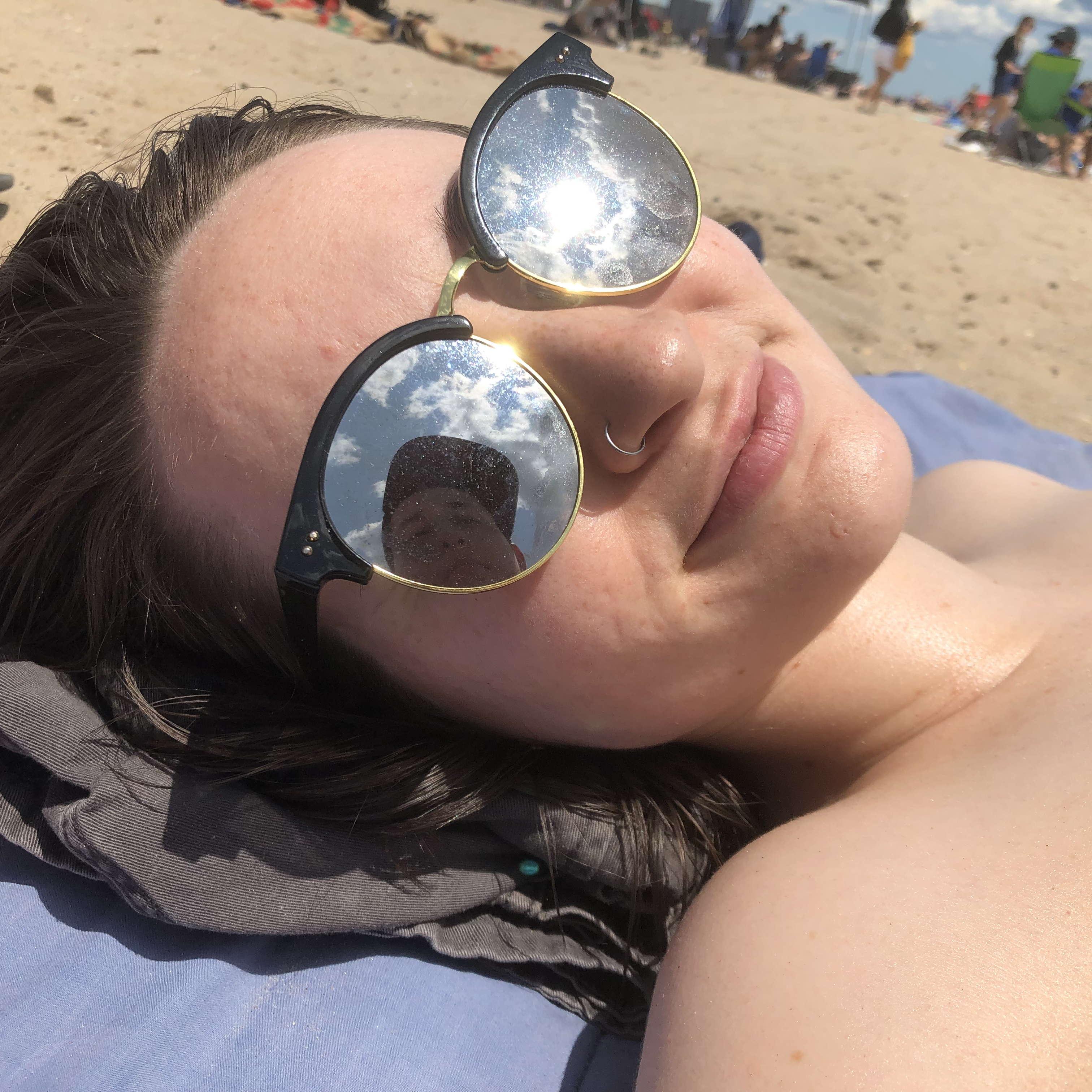 The apple of my eye! Coney Island beach trip, 6/22/2019
