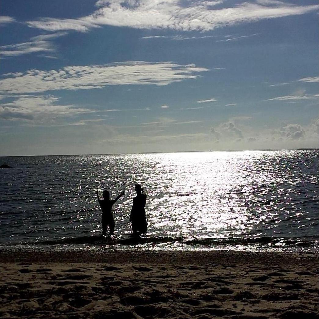 Taking in the wonder of their first visit to Cape Cod together. August 2015.