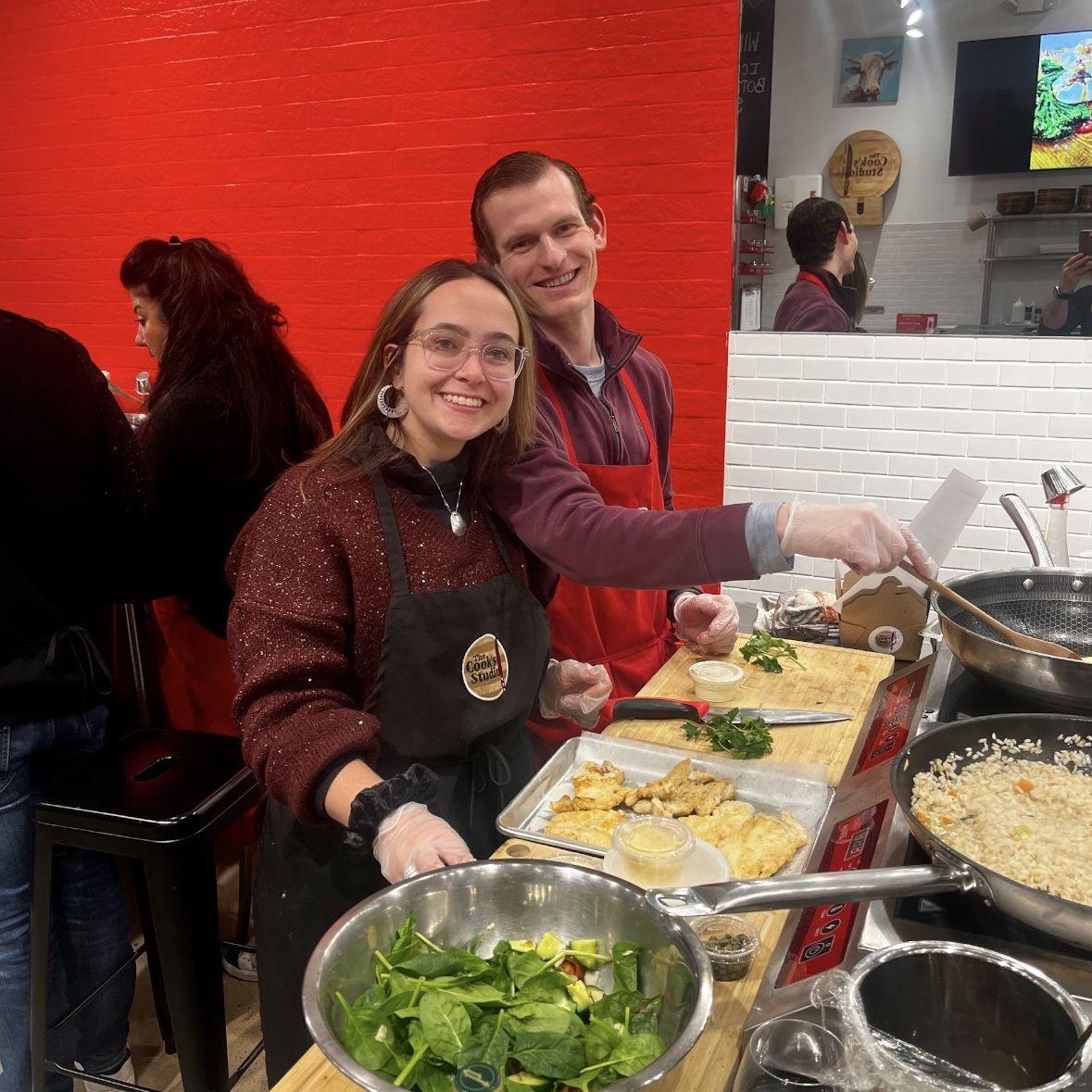 Cooking class at Cooks Studio in Huntington (February 2024)