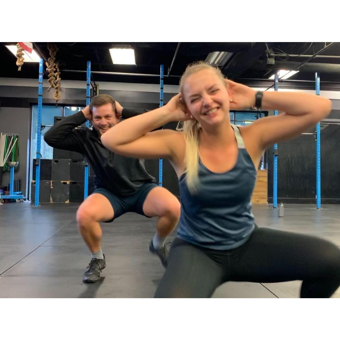 They say couples who work out together stay together, they clearly never did synchro burpees.