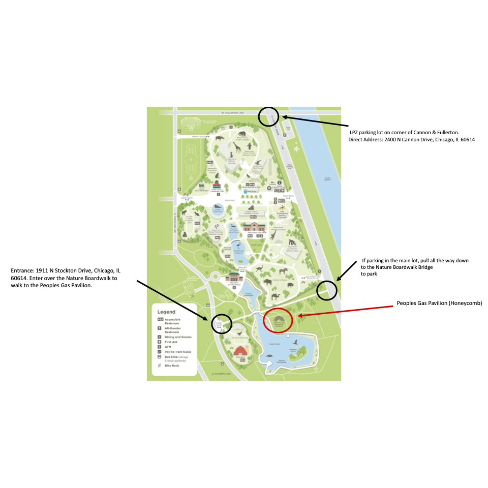 Parking Directions for Ceremony Location. If parking in Zoo lot. Parking is free for the first half hour. After that, rates range from $35-$45 per day