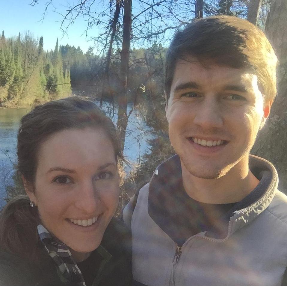 Hiking in Michigan.