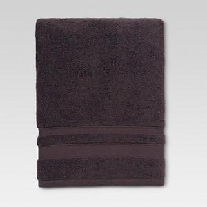 Performance Solid Texture Bath Towel Dark Brown - Threshold™