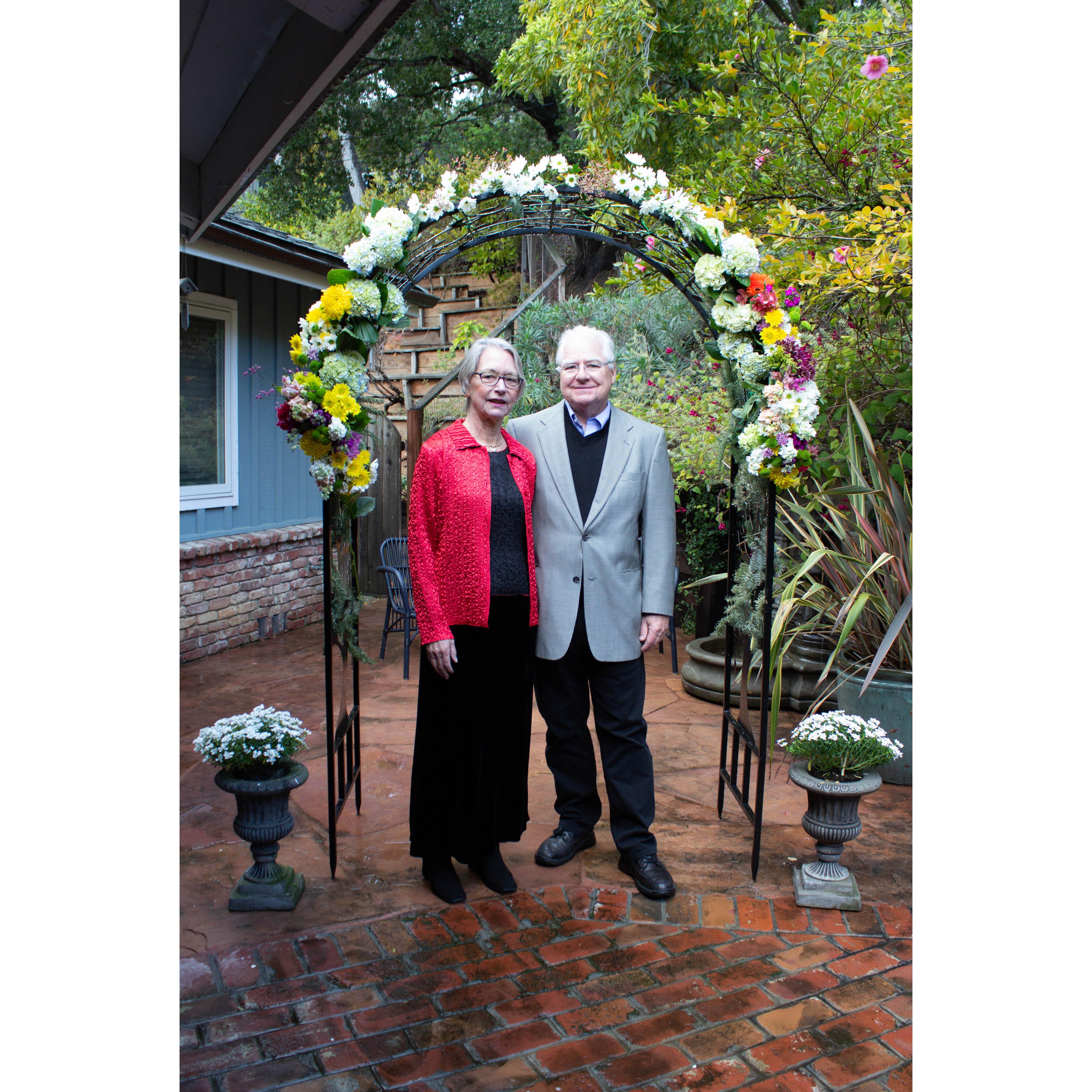 Part I - the Egan's Arch 💐 (Kathy & Rick)