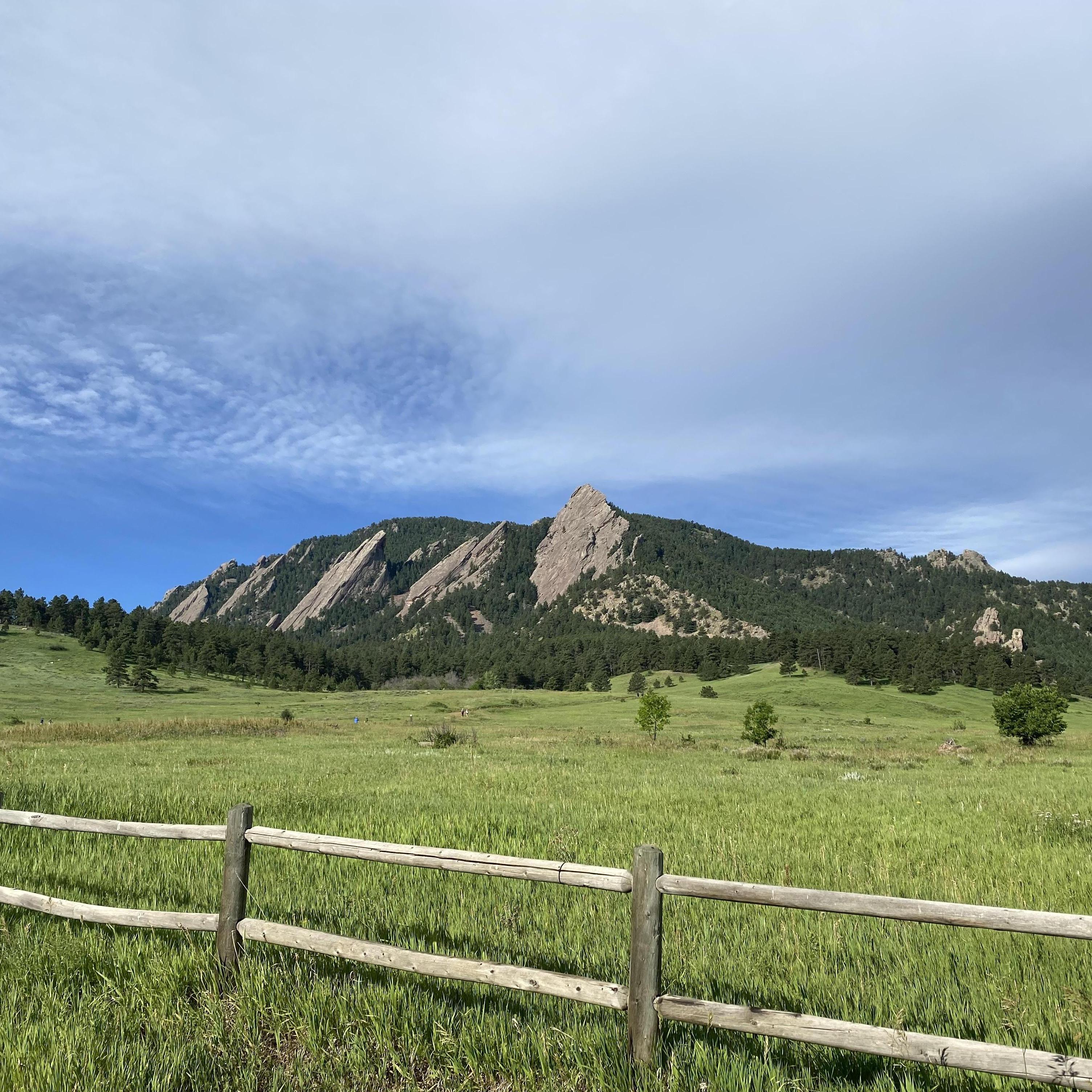 Flatirons in Boulder, CO