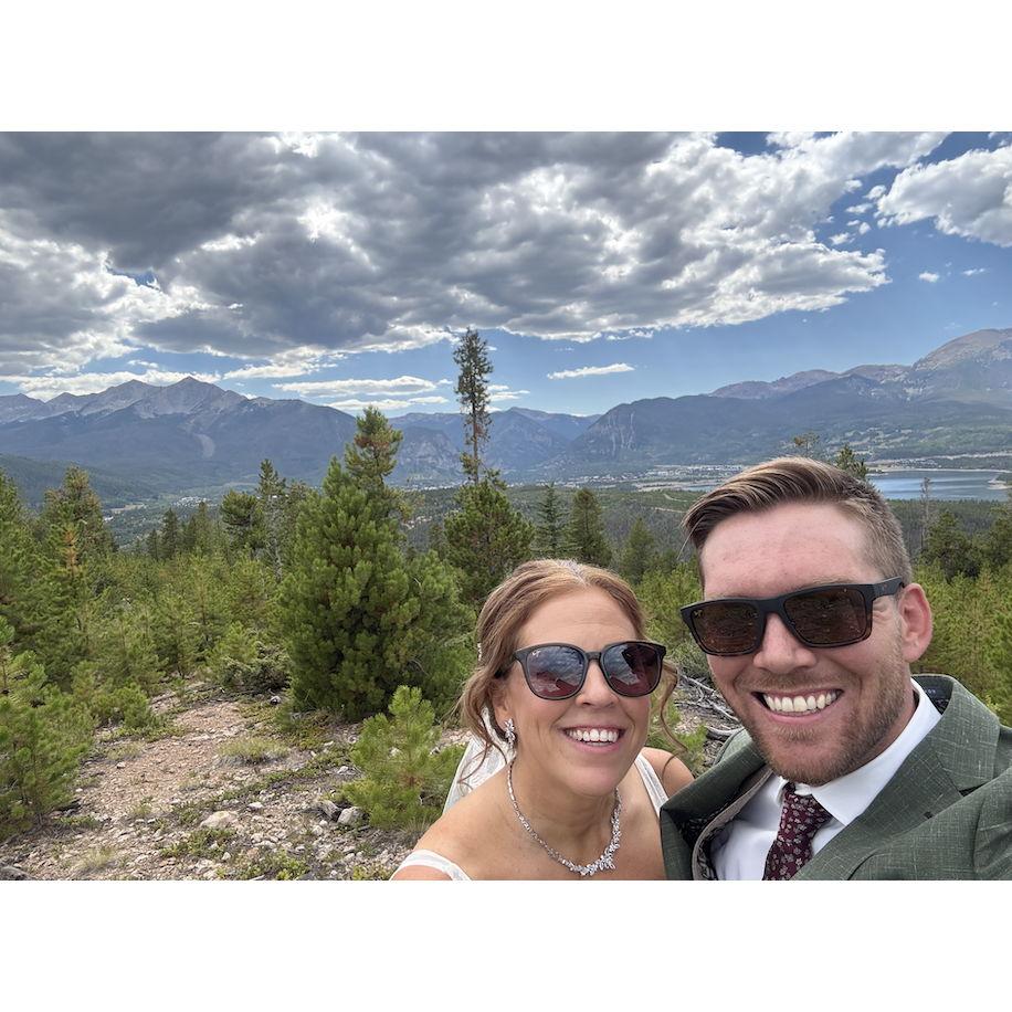 A selfie right after our ceremony