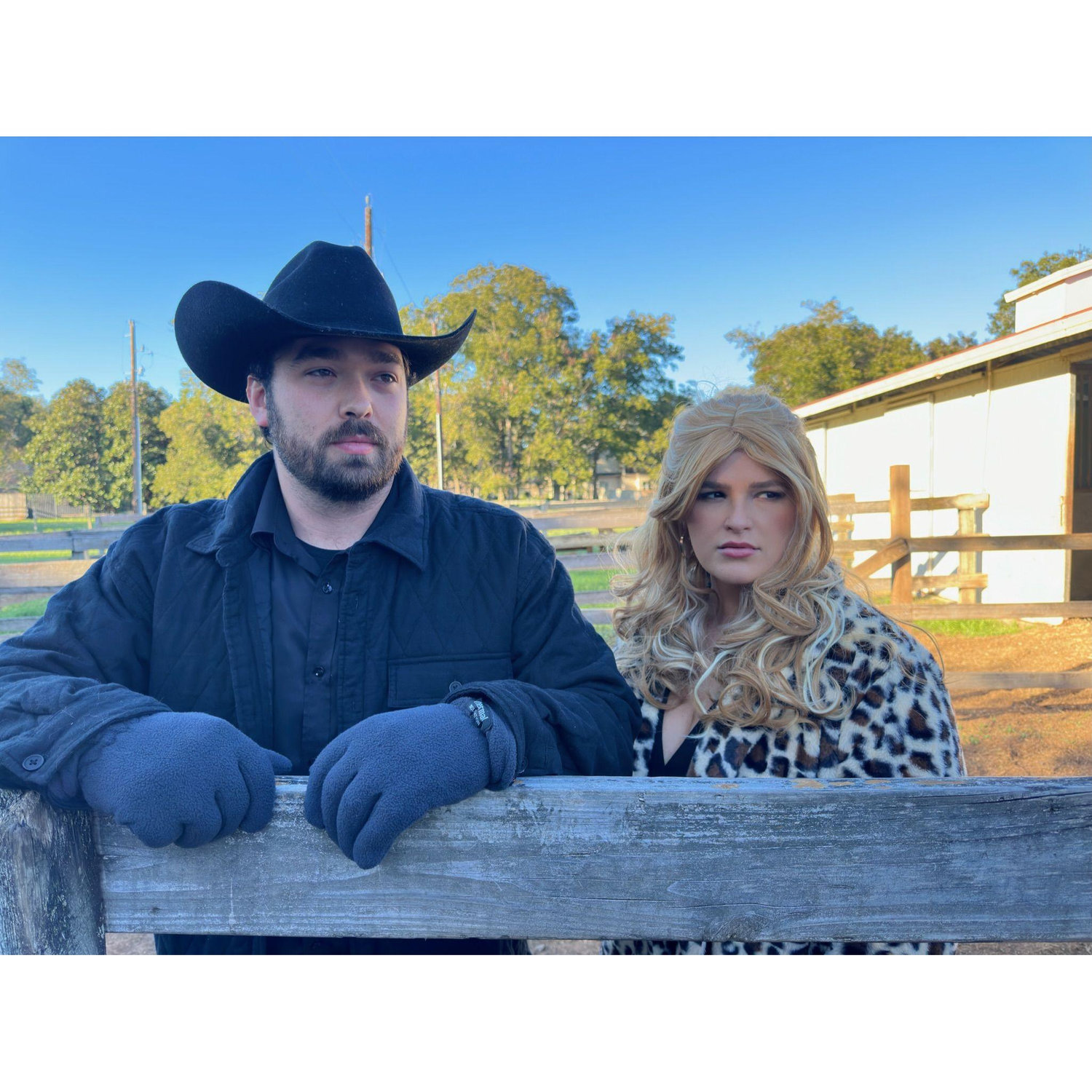 Dressing up like Beth and Rip from Yellowstone for Halloween!