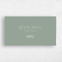 Green Wedding Place Card - Kently