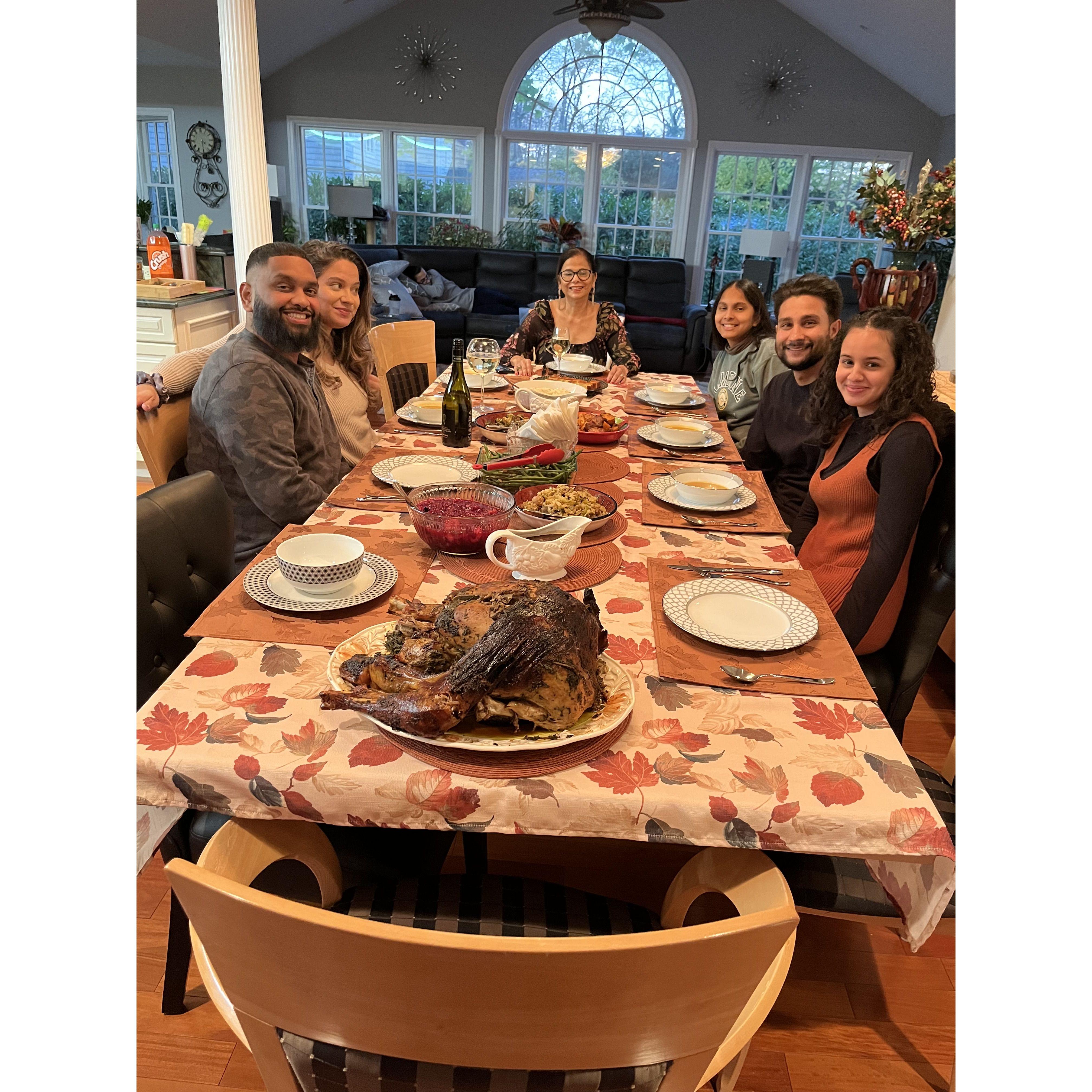 Our First Thanksgiving. (I remember this one). November 24th, 2022