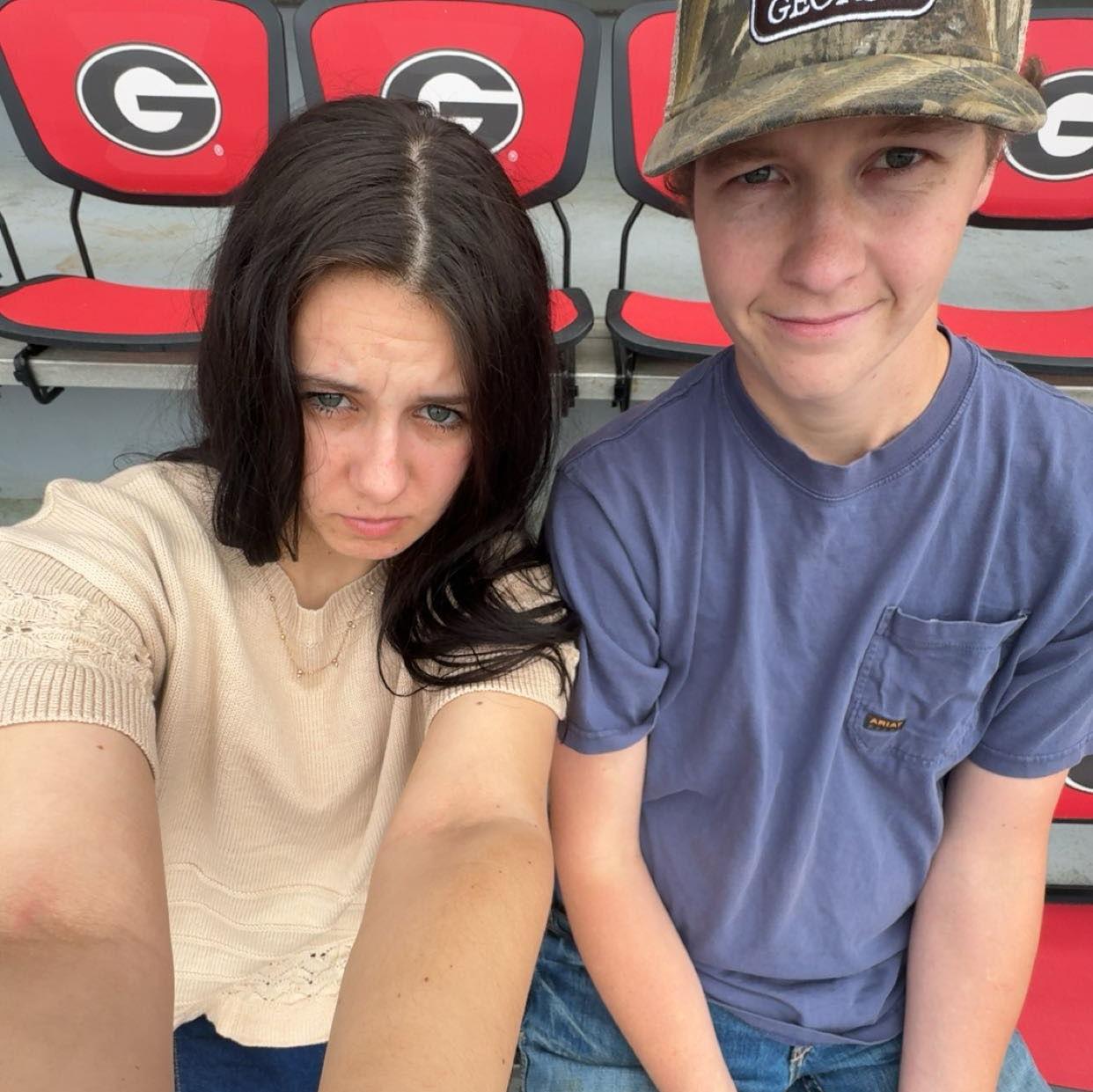 Our First Concert together in the Sanford Stadium.