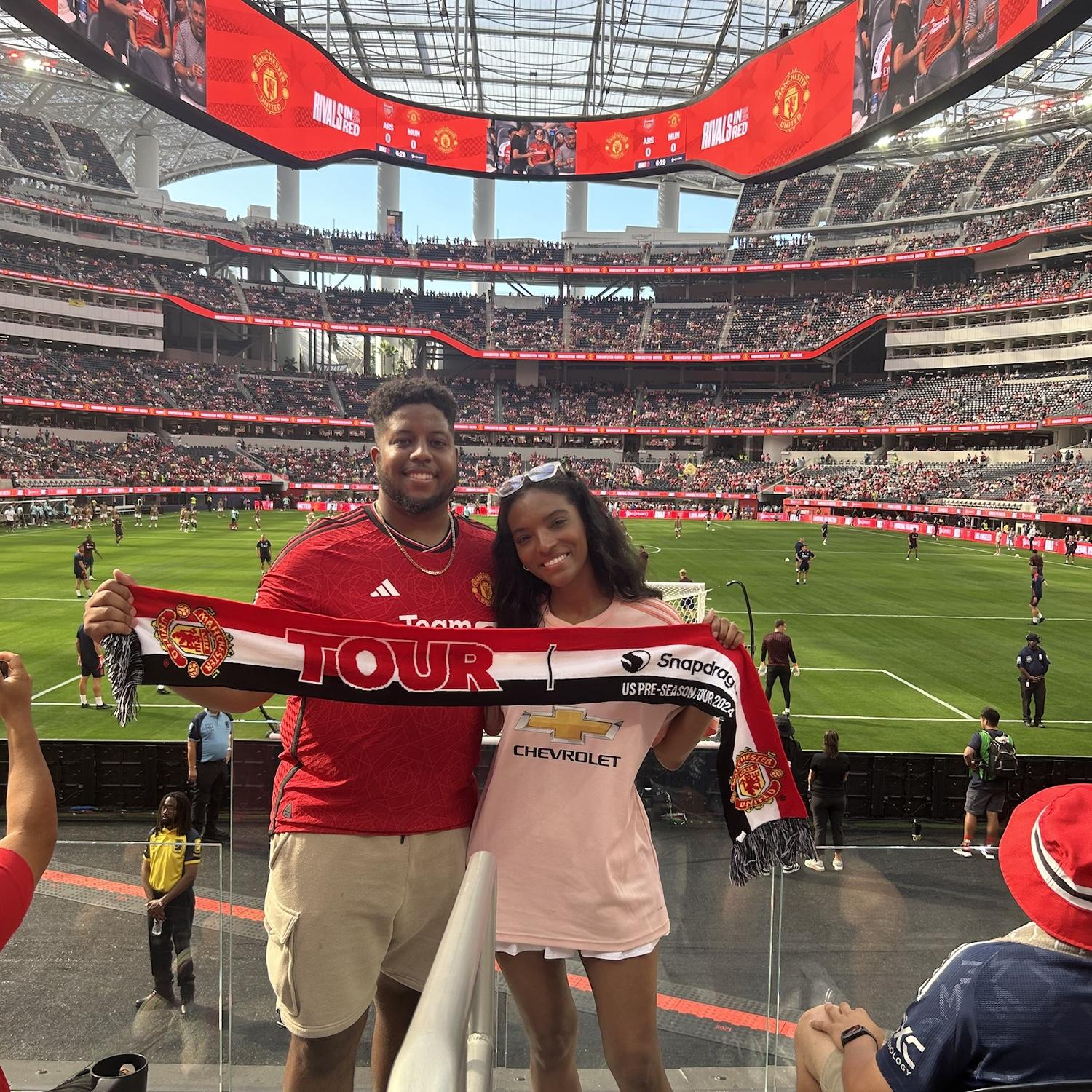 Got to see Manchester United play at the SoFi stadium in Los Angeles, CA.