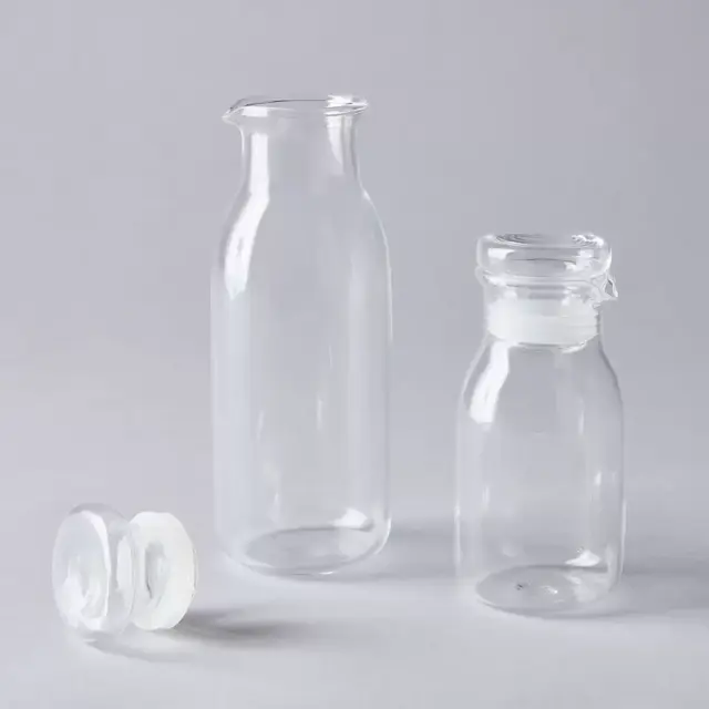 Shake, Pour, Preserve Glass Salad Dressing Bottle