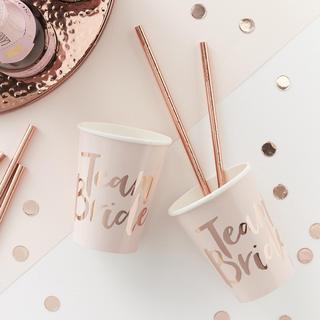 Team Bride Cups, Set of 8