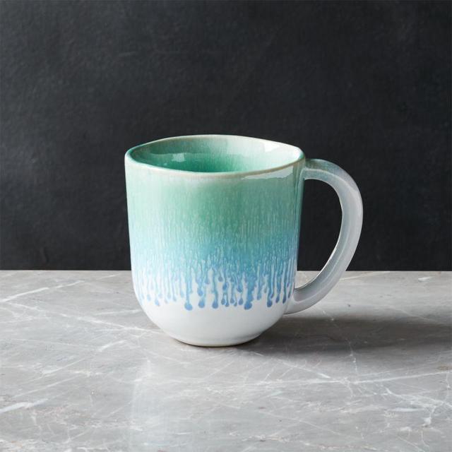 Caspian Aqua Reactive Glaze Mug