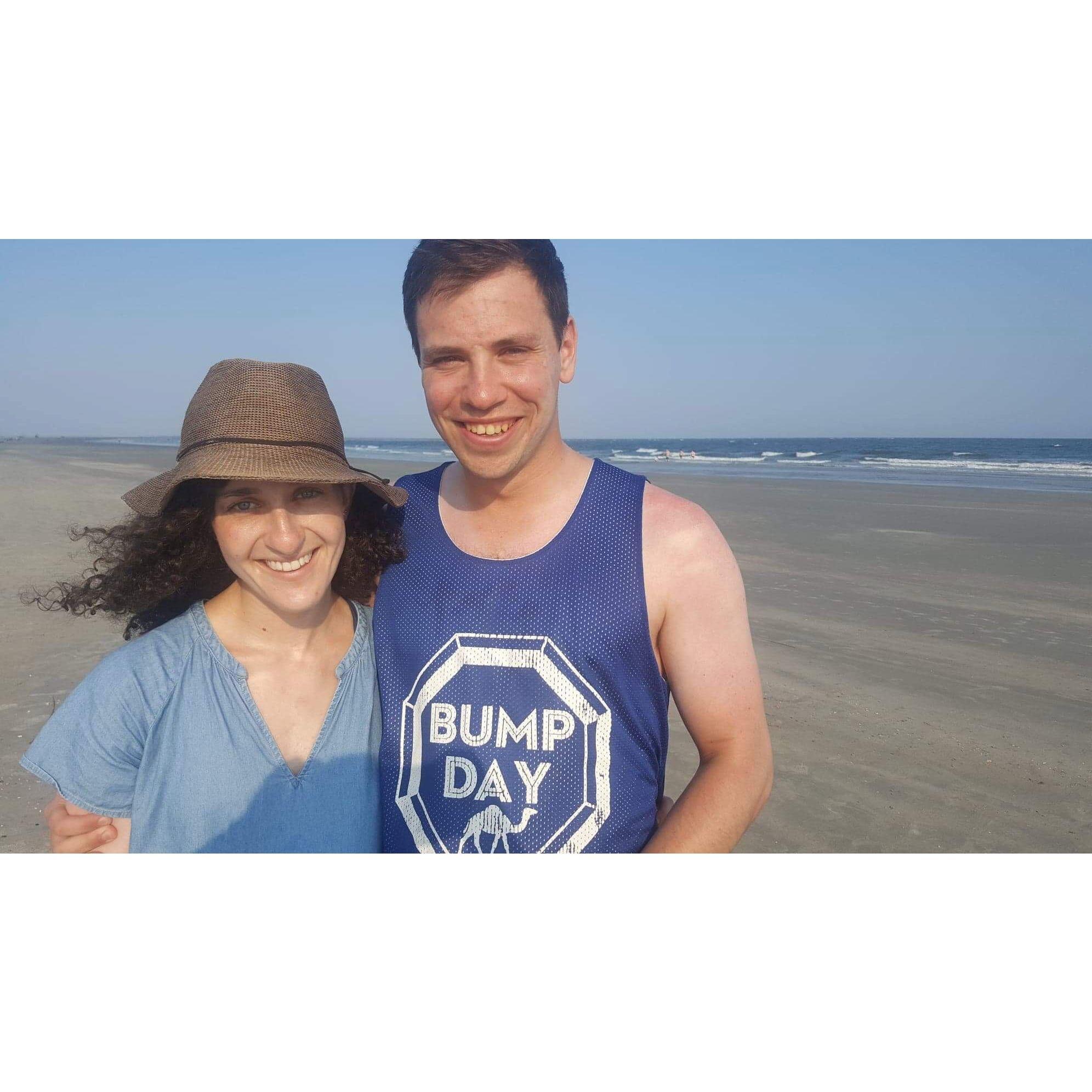 Celebrating college graduation with friends in Fripp Island, SC