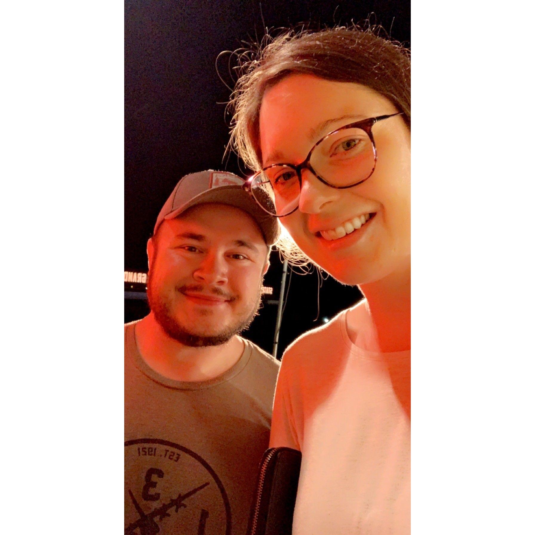Our first picture together.
