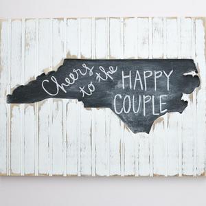 North Carolina Chalkboard Wall Hanging