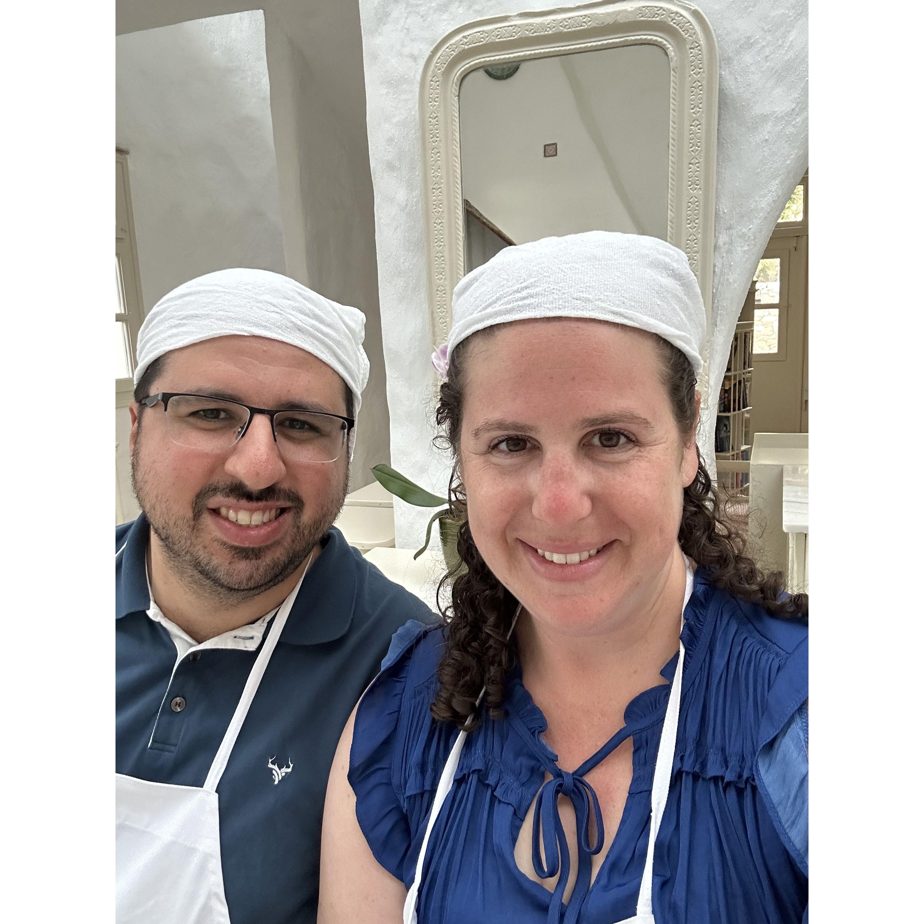 A cooking class in Greece. Did not expect that much dancing!