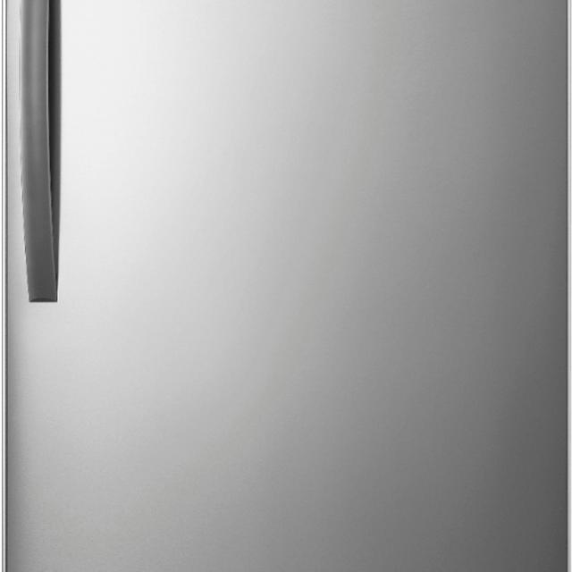Insignia™ - 13.8 Cu. Ft. Upright Convertible Freezer/Refrigerator - Stainless steel