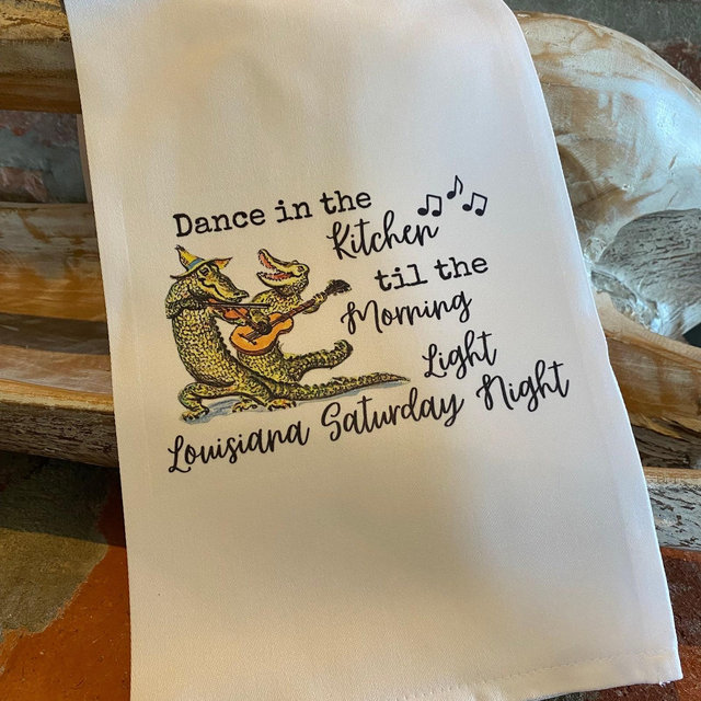Tea Towel Fais Do Do Louisiana