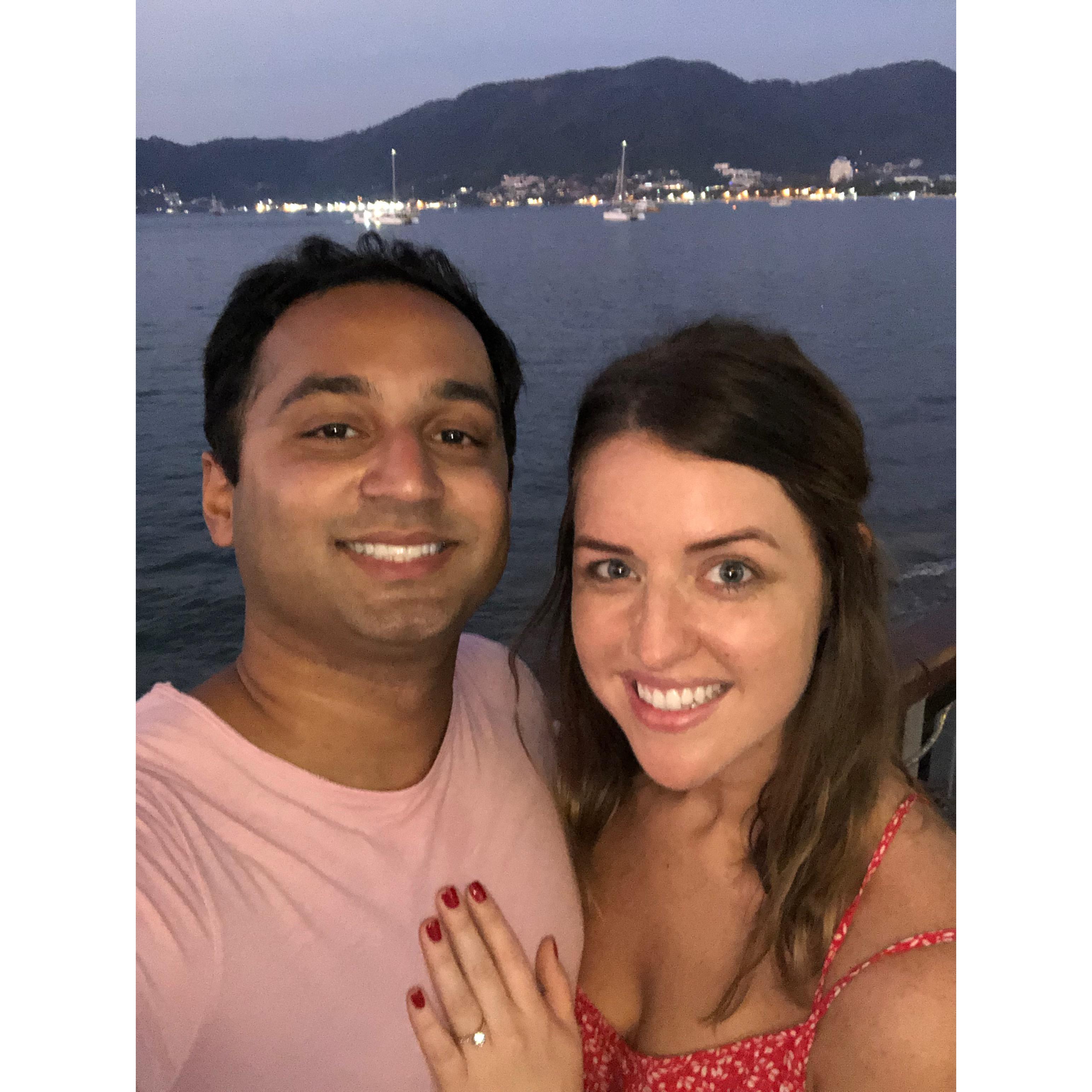 All smiles post engagement