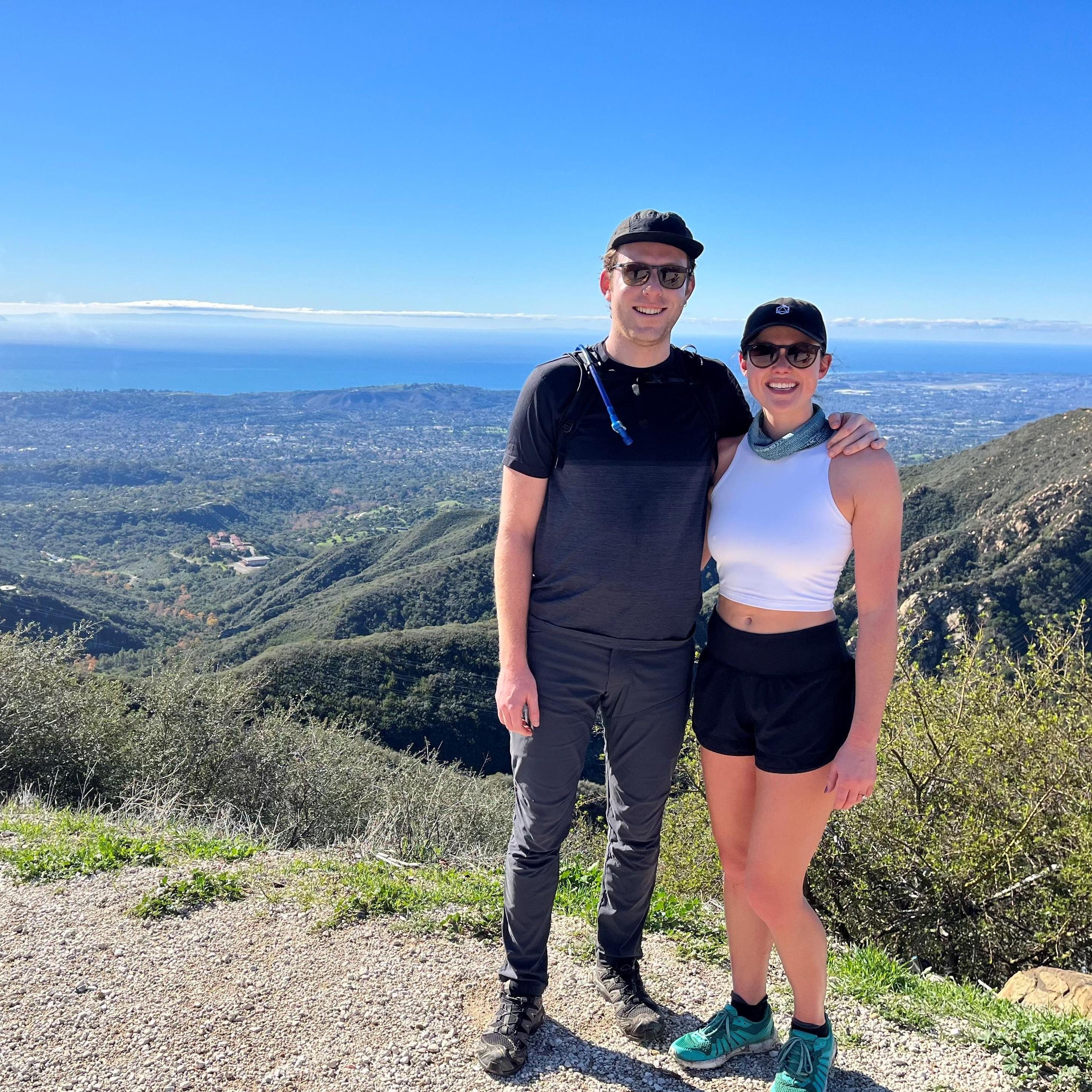 Local Santa Barbara hiking, 2021.