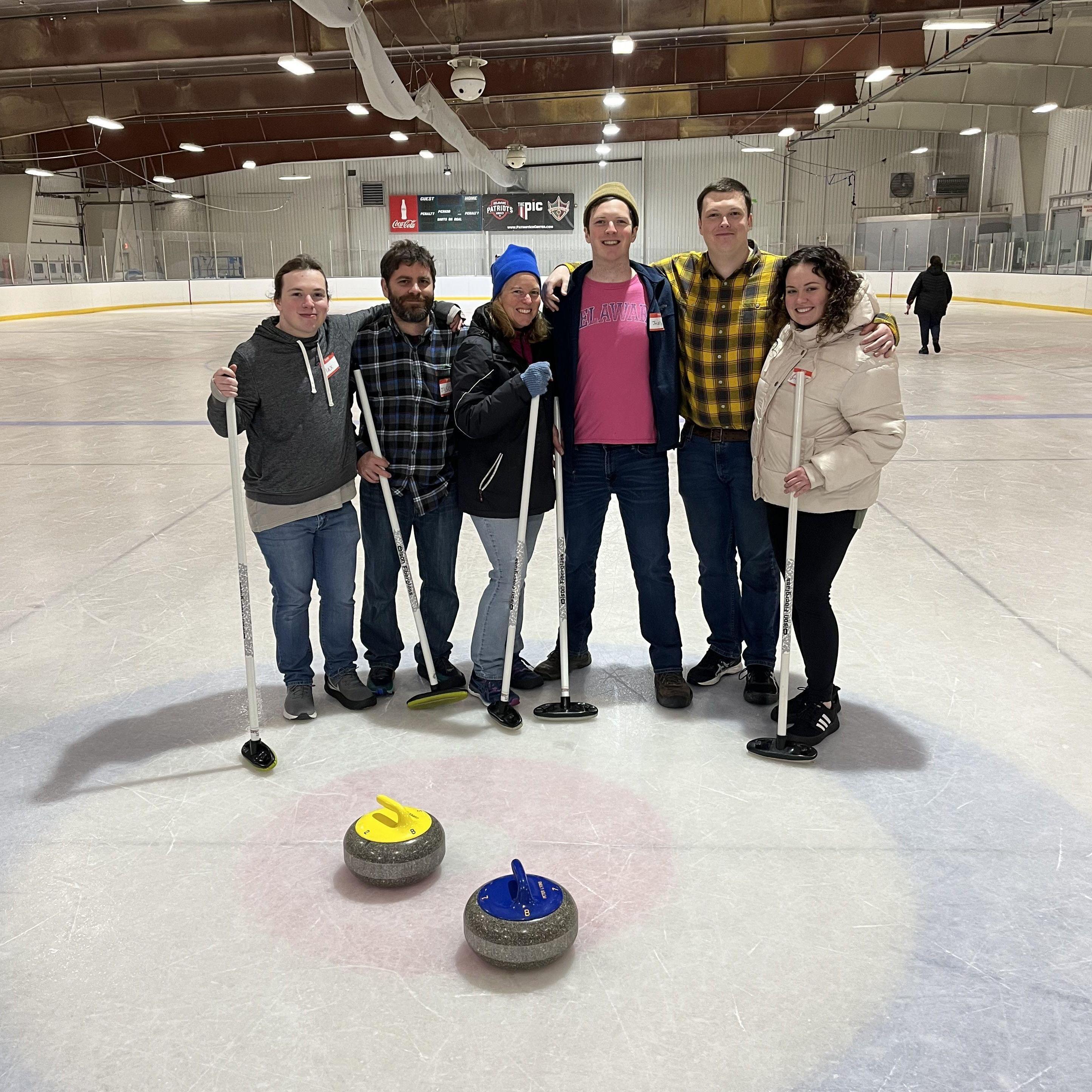 Breaking the ice with Paul's family.