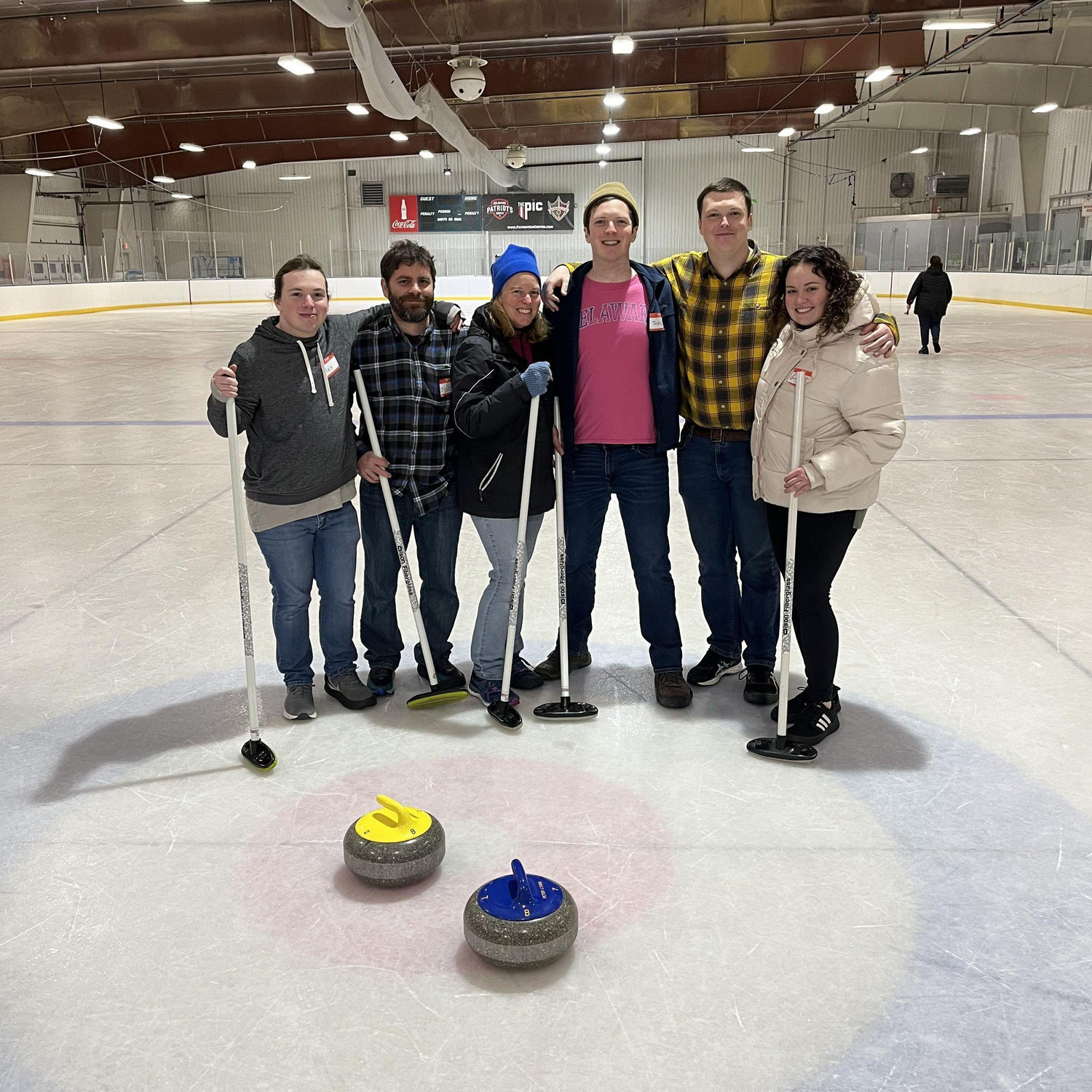 Breaking the ice with Paul's family.