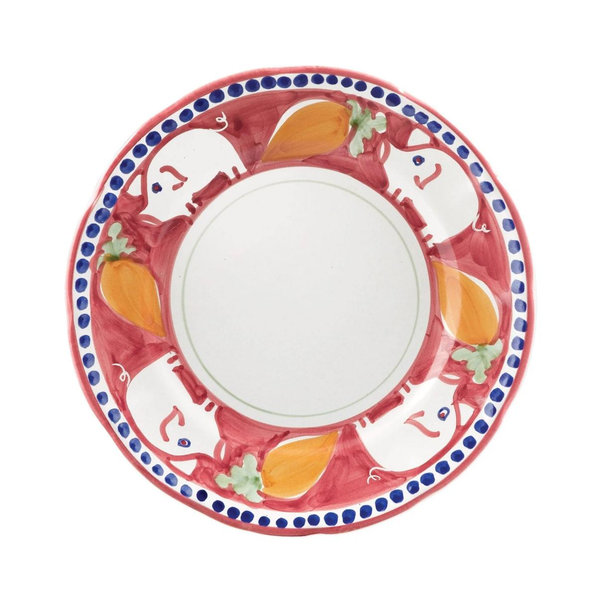 VIETRI Campagna Dinner Plate - Red