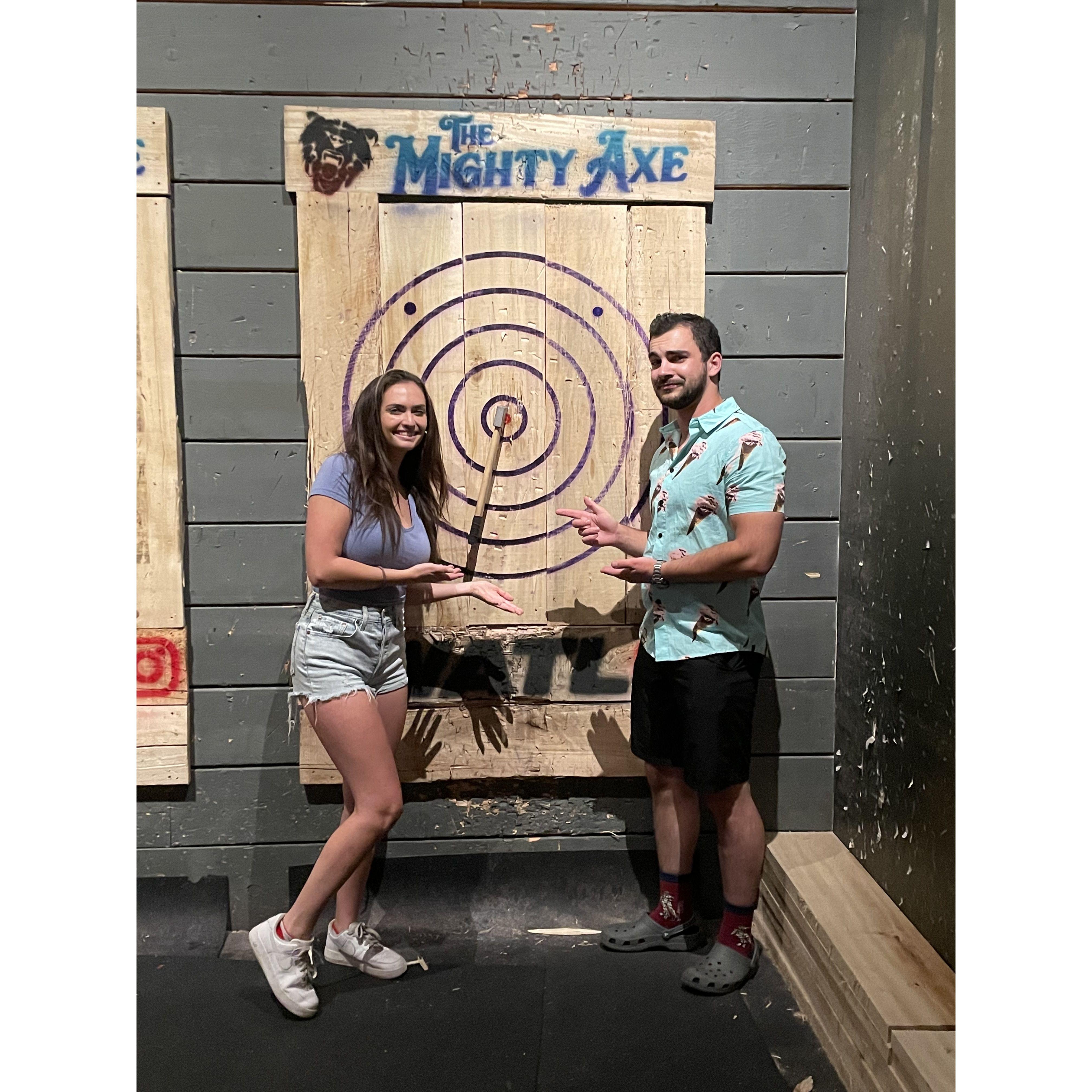 One of our first dates