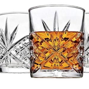 Old Fashioned Whiskey Glasses, Drinking Glasses, Shatterproof and Reusable Acrylic - Set of 8