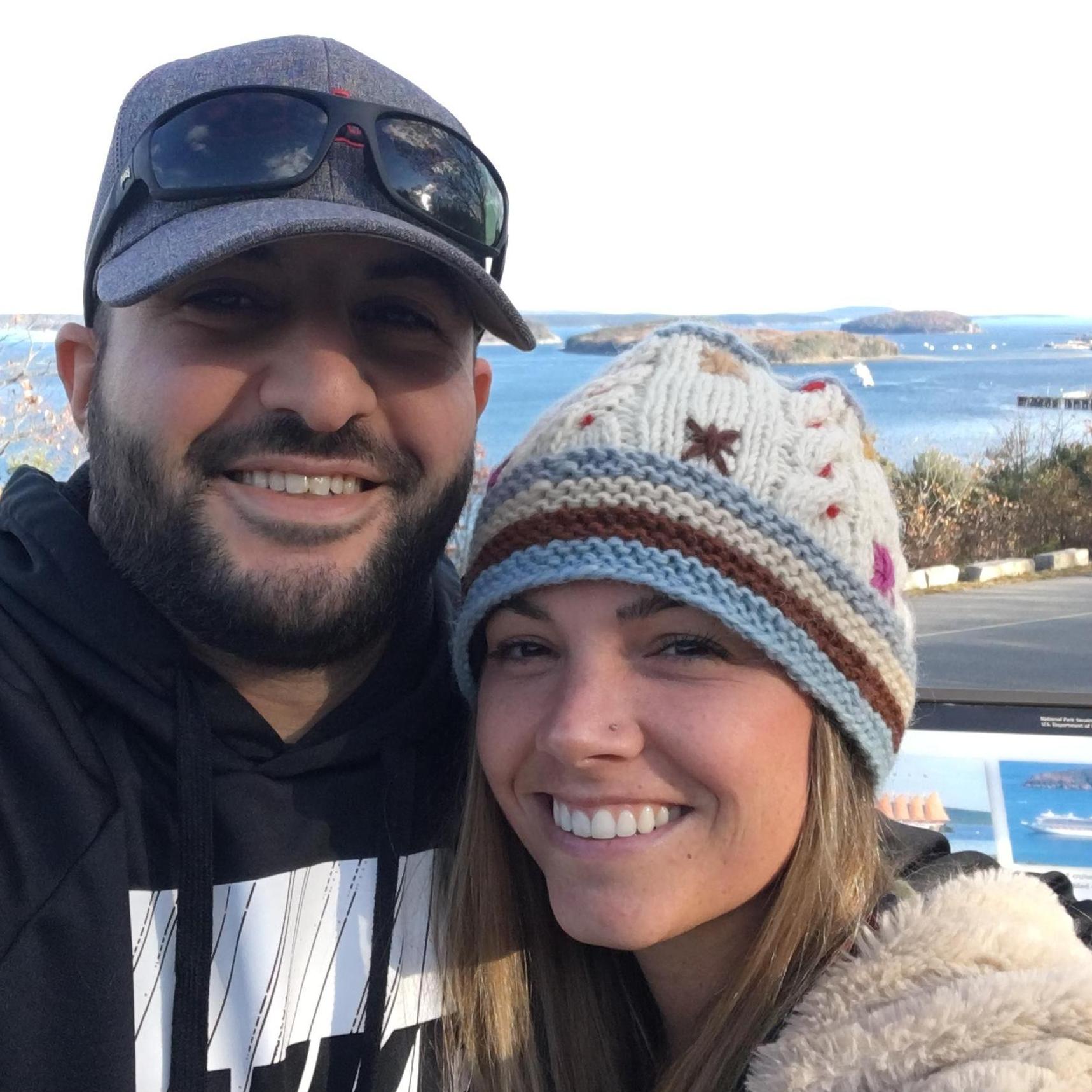 BK took MM to Acadia National Park in the fall of 2017. She survived her first football season with Coach K!