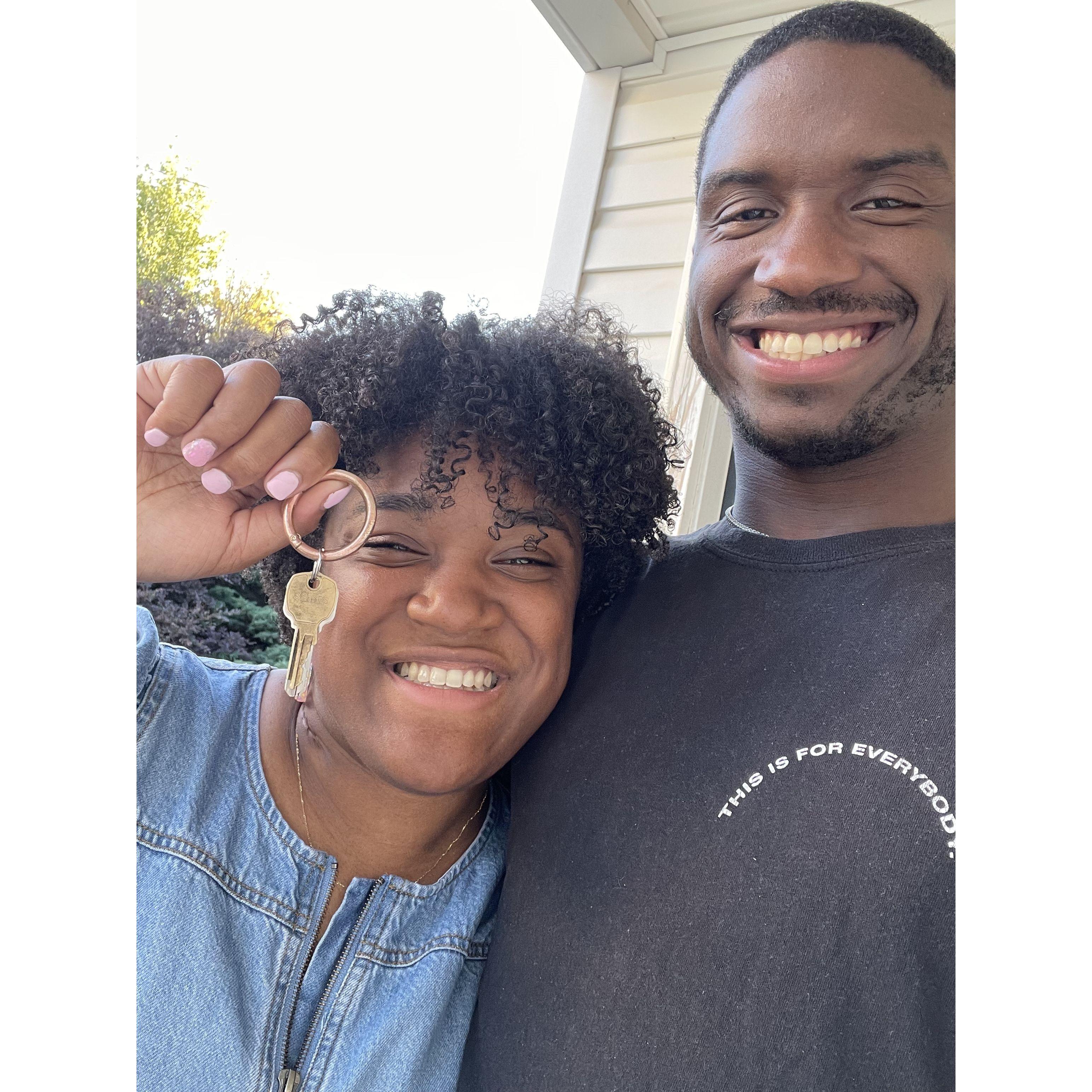 the day we closed on our first home