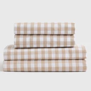 Organic Crisp Percale Sheet Set - Queen
