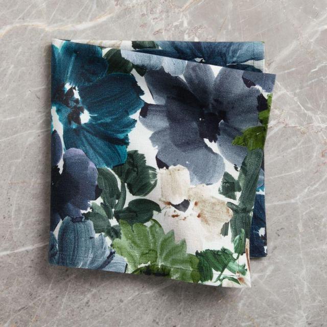 Francesca Blue Floral Napkin