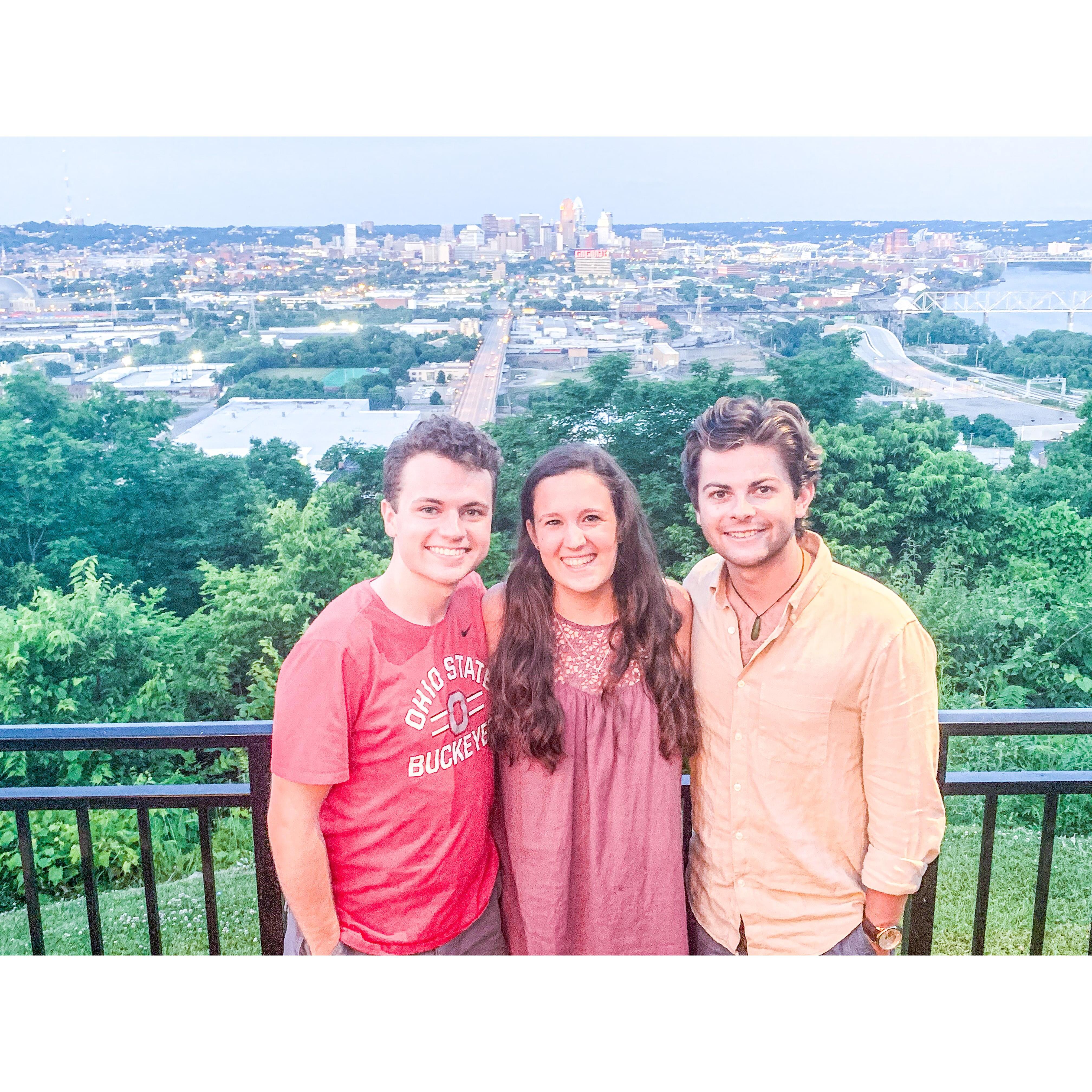 Their mutual friend, Luke, introduced Sydney and Brendan and has been the best support system and friend for them both. This was on Sydney's 22nd birthday!