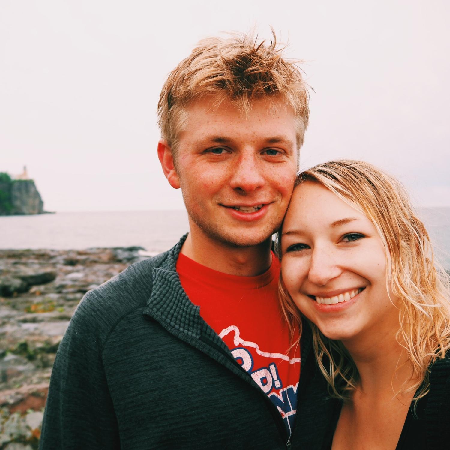 Our first photo together, June 2017