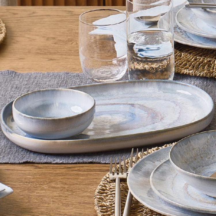 Tableau, Costa Azul Oval Serving Platter | Zola
