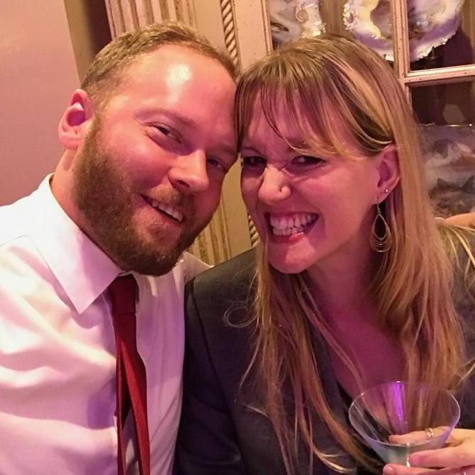 Having fun at Ray and Barbara's wedding in New Jersey September 2017